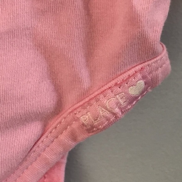 The Children's Place pink long sleeved Onesie Baby Girls Size 12 months - Picture 4 of 5